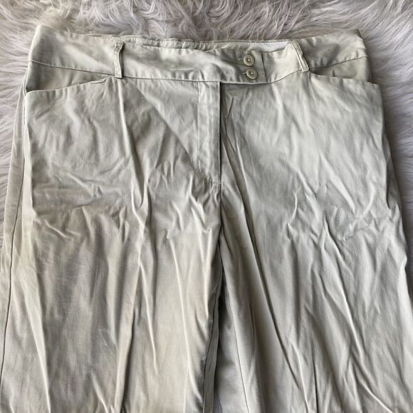 George Pants Size 12 London Fit Tan Beige Dress Work Career School Casual Womens - Picture 3 of 10